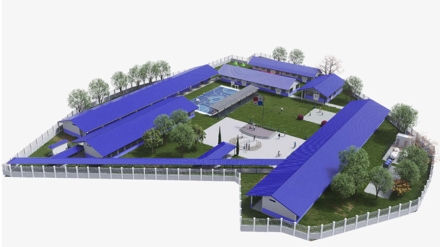Centro Educativo Tobobé, vista 3 (render)