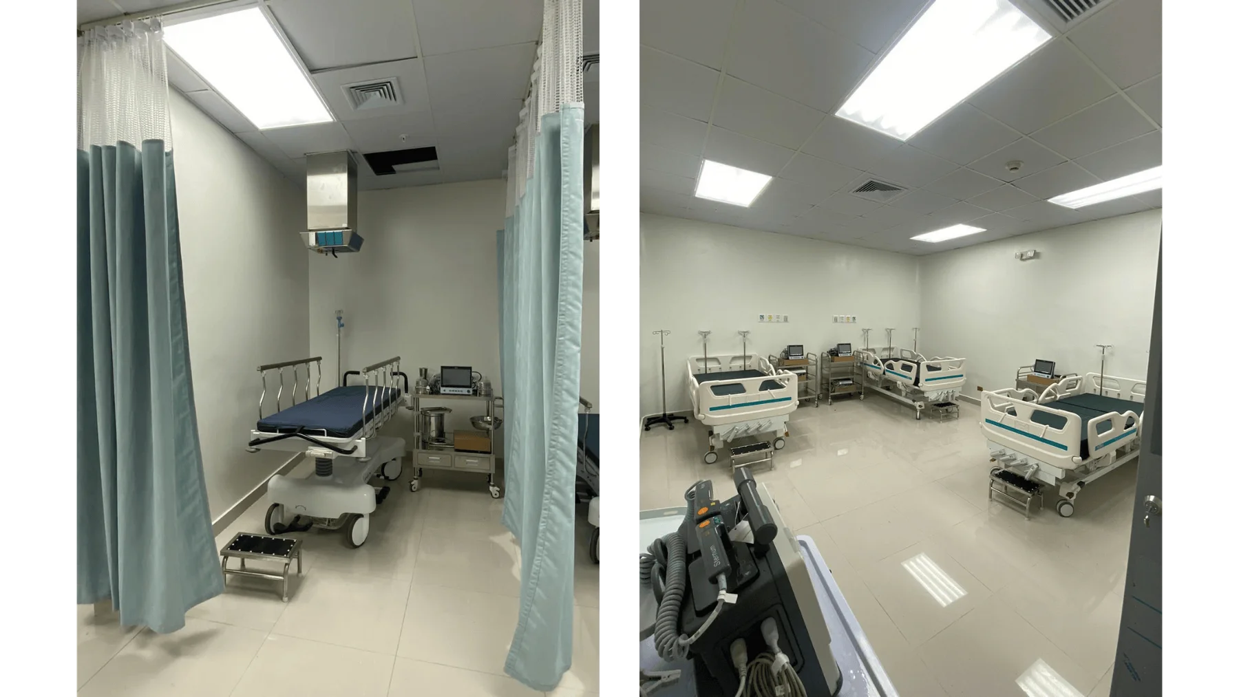 Espacios de atención equipados del Centro de Salud El Valle de Antón