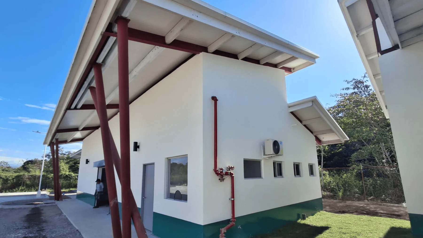 Detalle estructural de la sede regional del MIDA Chiriquí